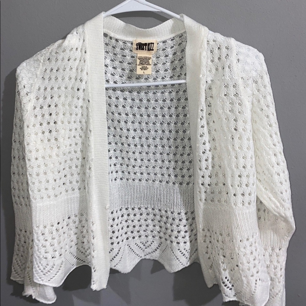 cropped cardigan